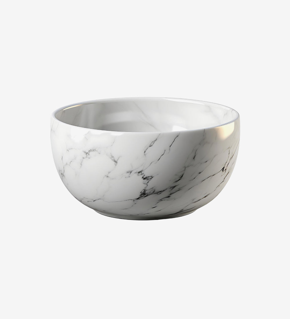 Textured Matte Ceramic Serving Bowl